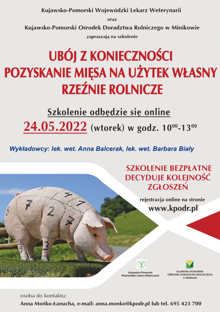 plakat szkolenie 2022.05.24 roku